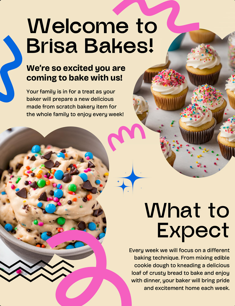 Brisa Bakes Welcome