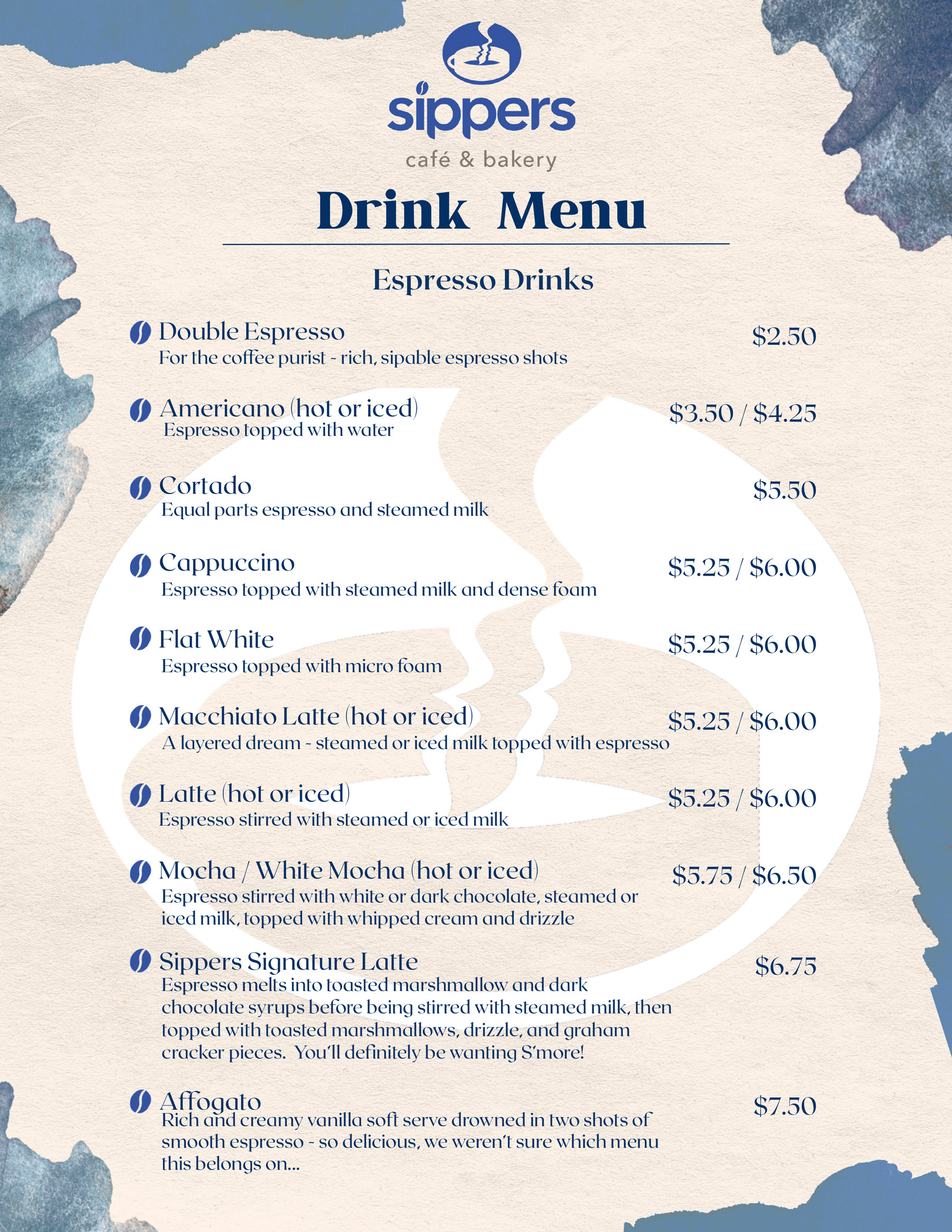 Drink Menu